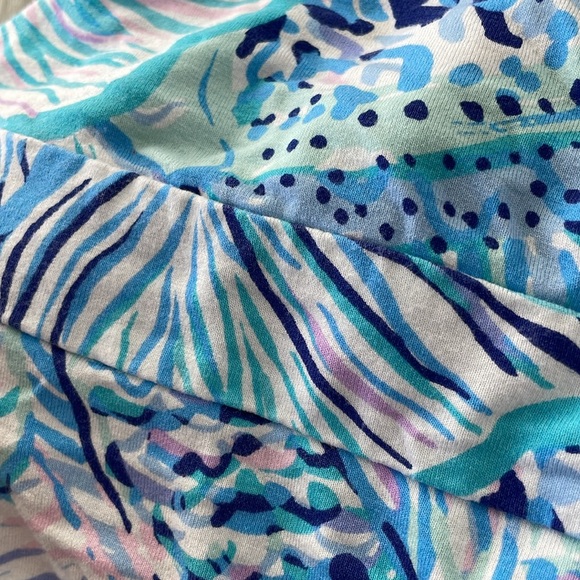 Lilly Pulitzer Rilla wrap romper fishfull thinking print XXS - Picture 6 of 6